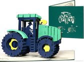 Popcards popupkaarten – Tractor Boerderij Landbouw Veeteelt Verjaardag Pensioen Felicitatie pop-up kaart 3D wenskaart (Case-IH, Challenger, CLAAS, DEUTZ-FAHR, Fendt, John Deere, Ma