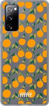 6F hoesje - geschikt voor Samsung Galaxy S20 FE - Transparant TPU Case - Oranges #ffffff