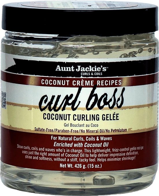 Aunt Jackie’s Coconut Creme Recipes Curl Boss Coconut Curling Gélee 443ml