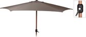 Parasol Houtlook Ø300cm - Taupe