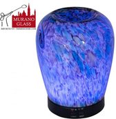 NatuurDirect - Murano glas "vaas" aroma diffuser - 2021 - kleuren Led verlichting