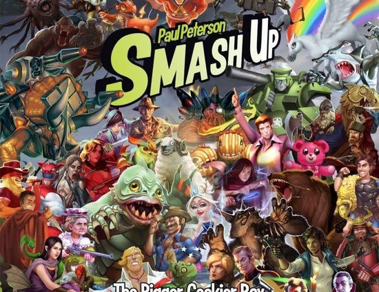 Thumbnail van een extra afbeelding van het spel Asmodee Smash Up Bigger Geekier Box - EN