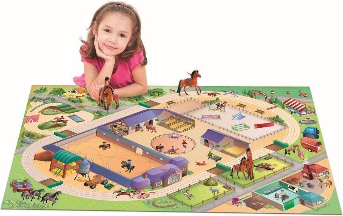 Tapis de jeu petits chevaux - ACHOKA 