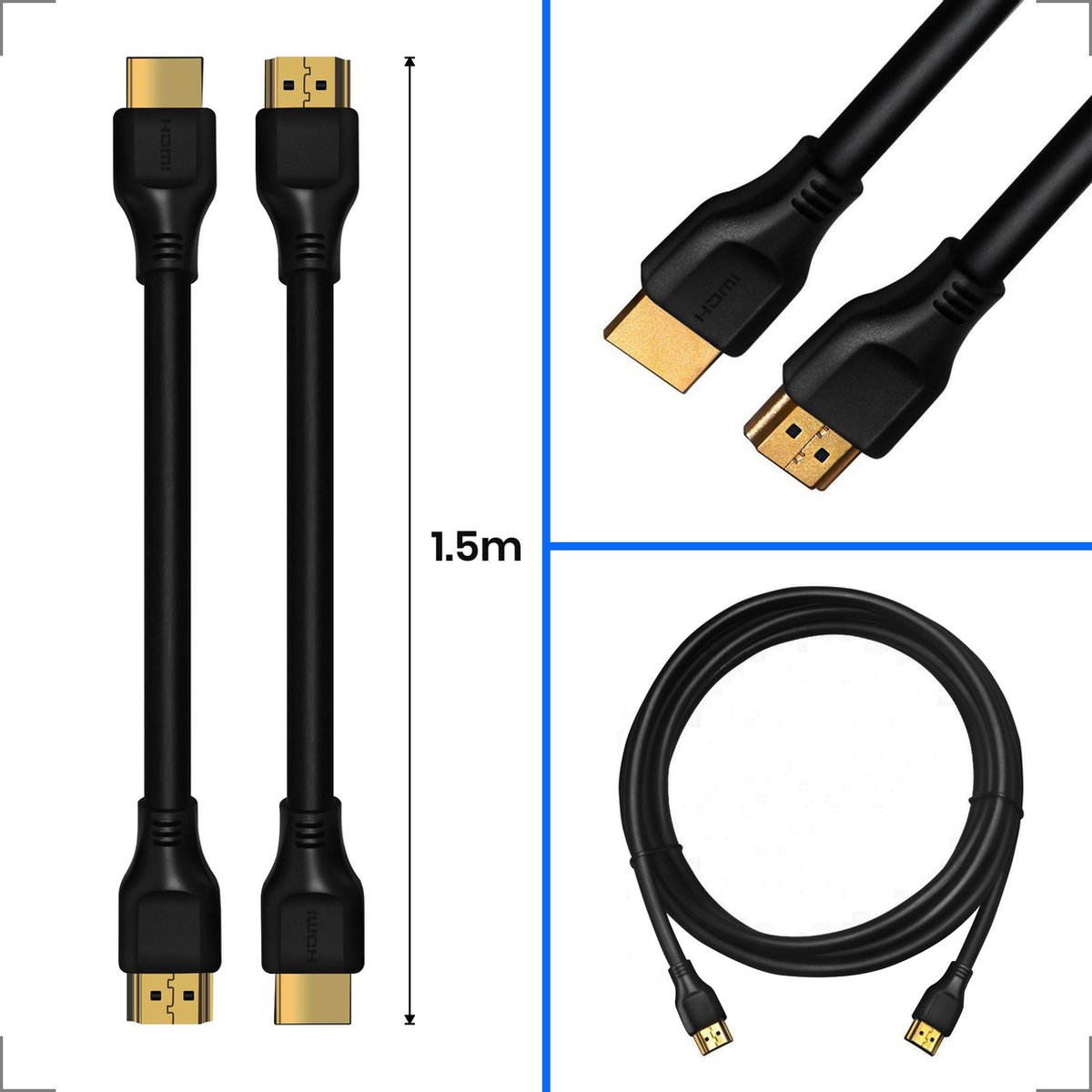 HDMI 2.1 Ultra High Speed Kabel HS Gold Plated PS5 en