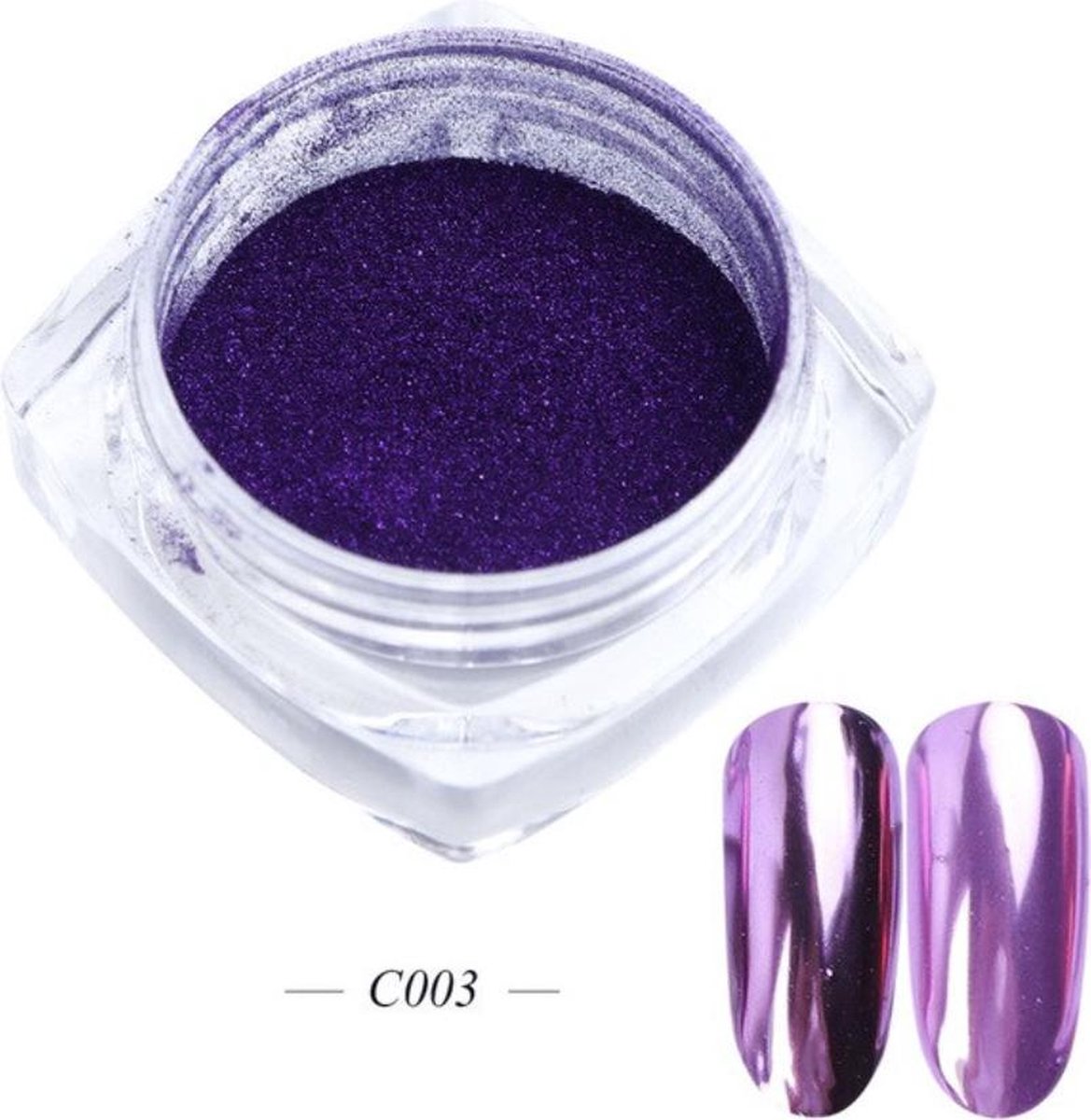 Goedkoopste GUAPÀ - Holografische Glitter Poeder - Paars - Nail Art & Nagel Decoratie Chrome Nails - 1 stuk