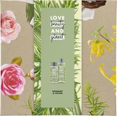 Love Beauty and Planet RoseLove Beauty and Planet Rosemary & Vetiver Geschenkset - Douchegel & Shampoo - Het ideale cadeau voor iedere gelegenheid