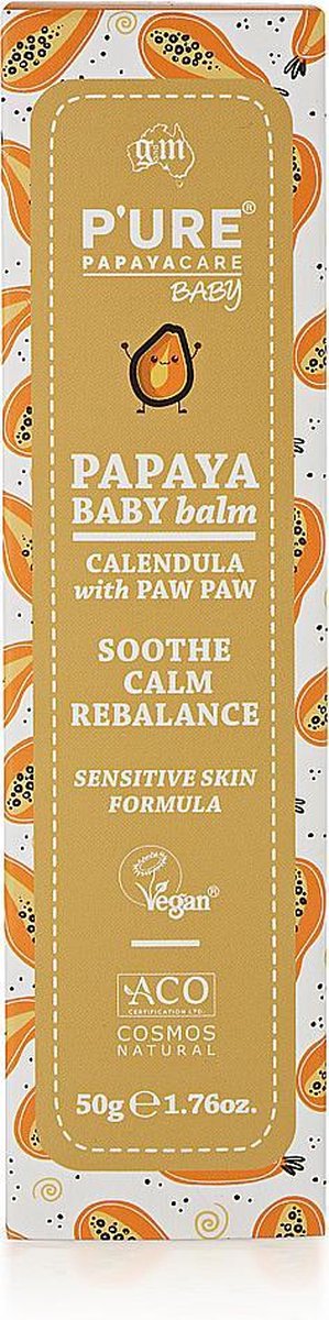 P'ure Papaya Care - Papaya Baby Balm- Natural van P'ure Papaya Care. — afbeelding 2