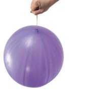 Punchballonnen Paars - 50 stuks