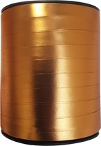 Sierlint / cadeaulint / verpakkingslint / krullint metallic mat goud 10mm x 250 meter (per spoel)