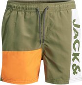 Jack & Jones zwemshort jongens - groen - JJIbali - maat 128