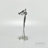 Trompettist - Instrumentbespeler - Sculptuur trompet - Muzikant - Jubileum muziek - Cadeau orkest - Geschenk trompet - Trompet