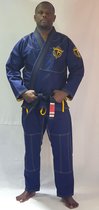 FT Power Jiu Jitsu Uniform Pearl wave series Blue Size A3