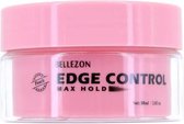 Edge Control Gel Crème for Baby Hair Super Sleek Max Hold Hair Roze Pezik geur- Cire à l'huile capillaire longue durée et imperméable [saveur de pêche]