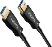 NÖRDIC HDMI-F006 HDMI2.1 Glasvezelkabel - 8K 60Hz - AOC Optische kabel - 48Gbps - HDR, eARC, VRR compatibel - 5m - Zwart