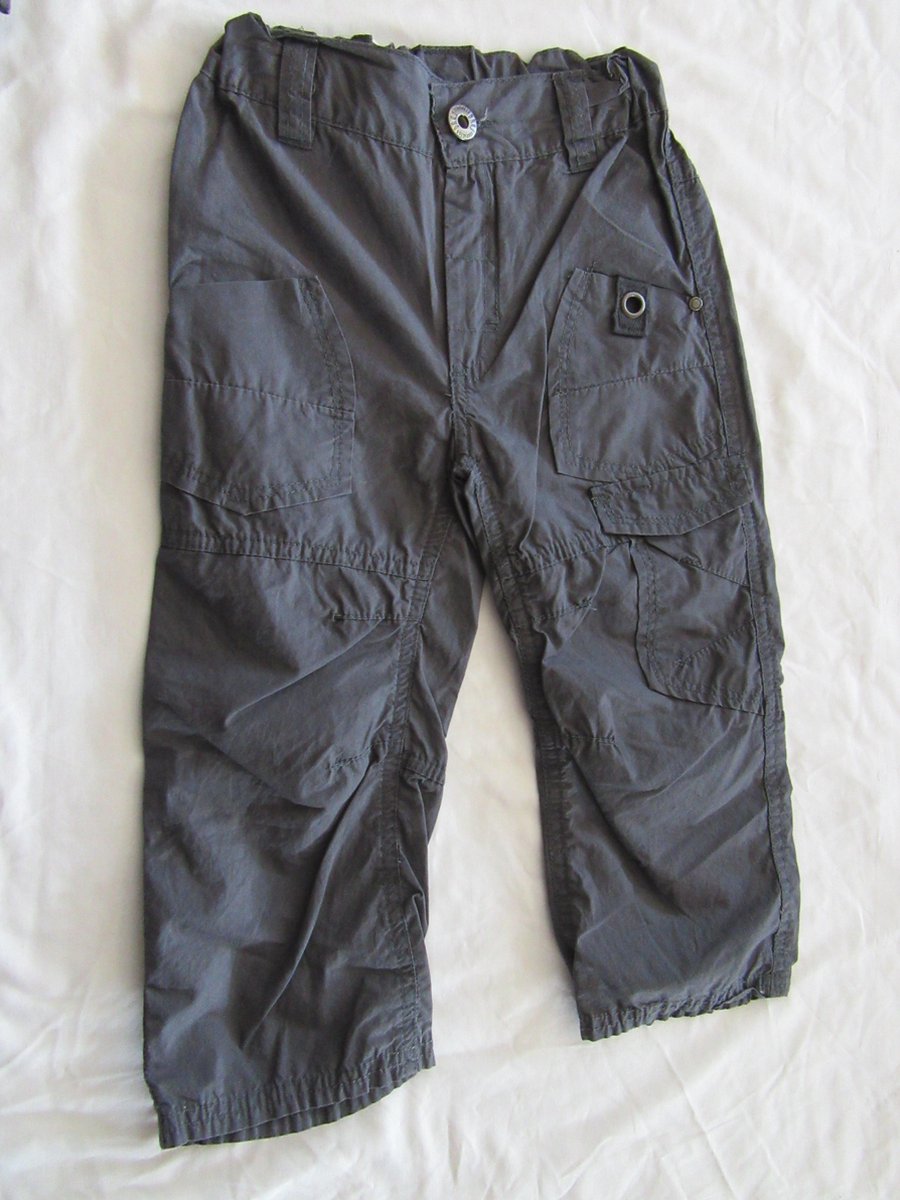 Dirkje - Zomer lange broek - Jongen - Katoen - Grijst - 3 jaar 98