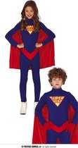 Fiestas Guirca Kostuum Superhero Junior Polyester Blauw/rood