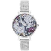 Olivia Burton Under the sea Silver - Dameshorloge - OB16US11 - Zilver - Mesh strap - 34 MM