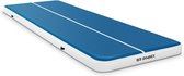 Gymrex Opblaasbare Gymmat - 600 x 200 x 20 cm - 400 kg - blauw / wit