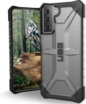 UAG - Plasma backcover hoes - Samsung Galaxy S21 - Zilver + Lunso Tempered Glass