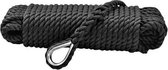 Ankertouw set | Met RVS oog en D-Sluiting 1,2 cm (gegalvaniseerd)
