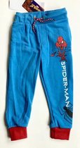 Marvel Spiderman Joggingbroek - blauw - maat 122/128 (8 jaar)