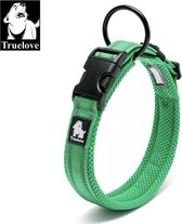 Truelove halsband - Halsband - Honden halsband - Halsband voor honden- Groen M hals 40-45 CM