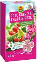 COMPO Roze Korrels® - rijke en snelwerkende meststof - voor alle tuin-, balkon-, terras- en kamerplanten - doos 2,5 kg