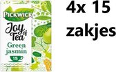 Pickwick thee - Joy of tea - Green Jasmin - Multipak 4x 15 zakjes