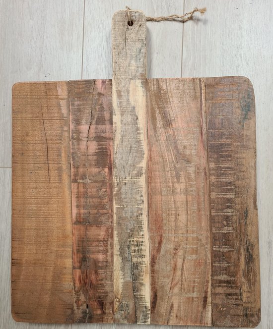 serveerplateau - oud hout - industrieel - broodplank - serveerplank - | bol