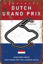Circuit Zandvoort - metalen poster - bord - redbull - red bull racing - red bull -  Max Verstappen - Verstappen - Formule 1 - F1 - Zandvoort - mancave - zandvoort formule 1 - F1 20