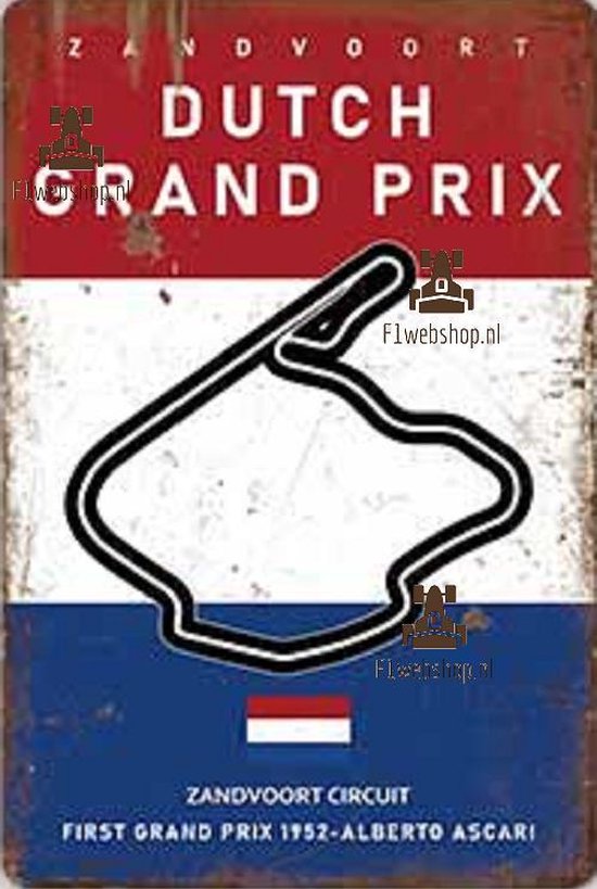 Circuit Zandvoort Metalen Poster Bord Redbull Red Bull Racing Red Bull Bol Com