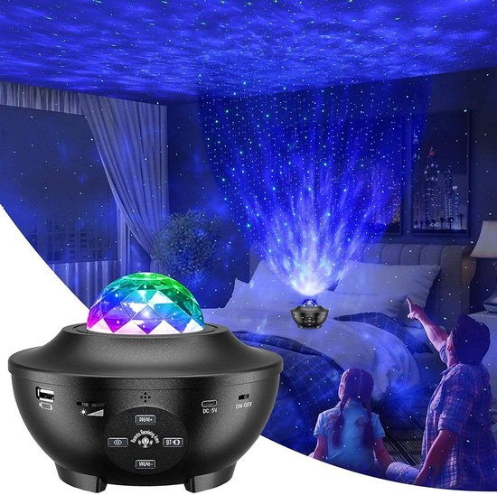 Gutos sterrenhemel projector - Galaxy projector - Galaxy lamp -  Sterrenhemel lamp -... | bol.com