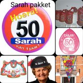 Sarah Feestpakket XL, Verjaardag, 50 Jaar, Feest, Versiering