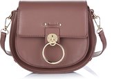 Tas Tess brown - crossbody tas - schoudertas - tas met hengsel - tas