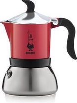 Bialetti Fiametta-Induction - Koffiekan - Voor 3 Kopjes - Rood en Yourkitchen E-kookboek