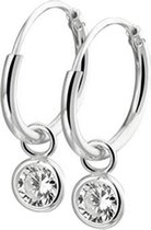 Nana  Oorringen met hangers zirkonia 12mm 4,7mm