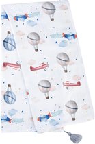 MyHummy® Bamboe Swaddle Deken - Vliegtuigen - 100/100