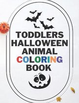 Toddlers Halloween Animal Coloring Book