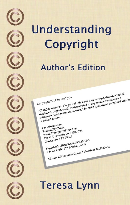 Understanding Copyright (ebook), Teresa Lynn 9781950481118 Boeken bol