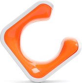 Clug MTB Fiets Clip voor de muur - Wit/Oranje
