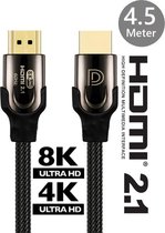 DINTO® HDMI Kabel 2.1 - 4K + 8K Ultra HD - 4.5 meter - HDMI naar HDMI