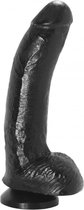 XXLTOYS - Sanyi - Dildo - Inbrenglengte 19 X 5 cm - Black - Uniek Design Realistische Dildo – Stevige Dildo – voor Diehards only - Made in Europe