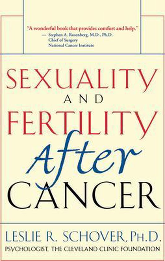 Sexuality And Fertility After Cancer - cover