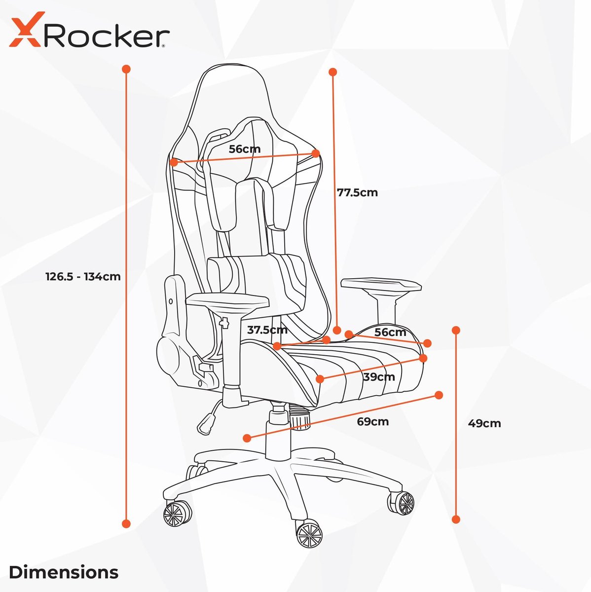 PS5 ET ACCESSOIRES GAMING X-Rocker GAMING BOREALIS - Bureau gaming