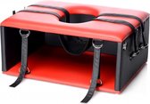 Queening Chair - Black and Red - Bondage Toys
