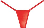 Adore Wetlook Panty - Red - O/S - Lingerie For Her - Pantie