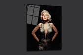 Blackarts - Schilderij - Marilyn Monroe Plexiglas+forex Top Kwaliteit - Multicolor - 60 X 90 Cm