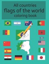 All countries flags of the world: Coloring book:: for kids and adults to learn about 195+ countries around the world and their flags and Maps Best geo