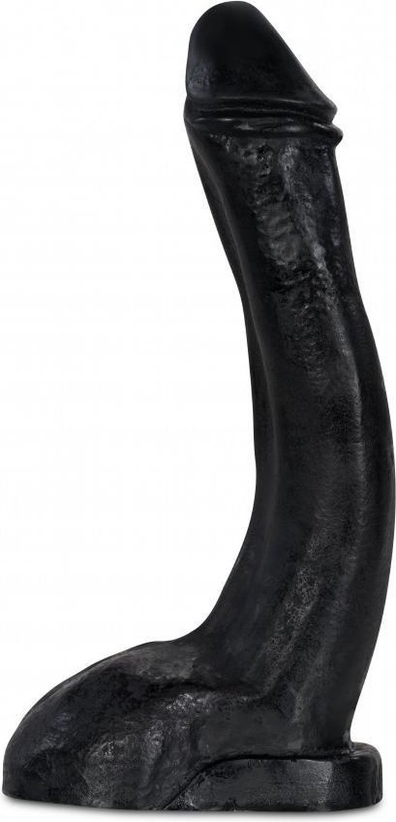 Goedkoopste XXLTOYS - Boaz - Large Dildo - Inbrenglengte 30 X 7.5 cm - Black - Uniek Design Realistische Dildo – Stevige Dildo – voor Diehards only - Made in Europe