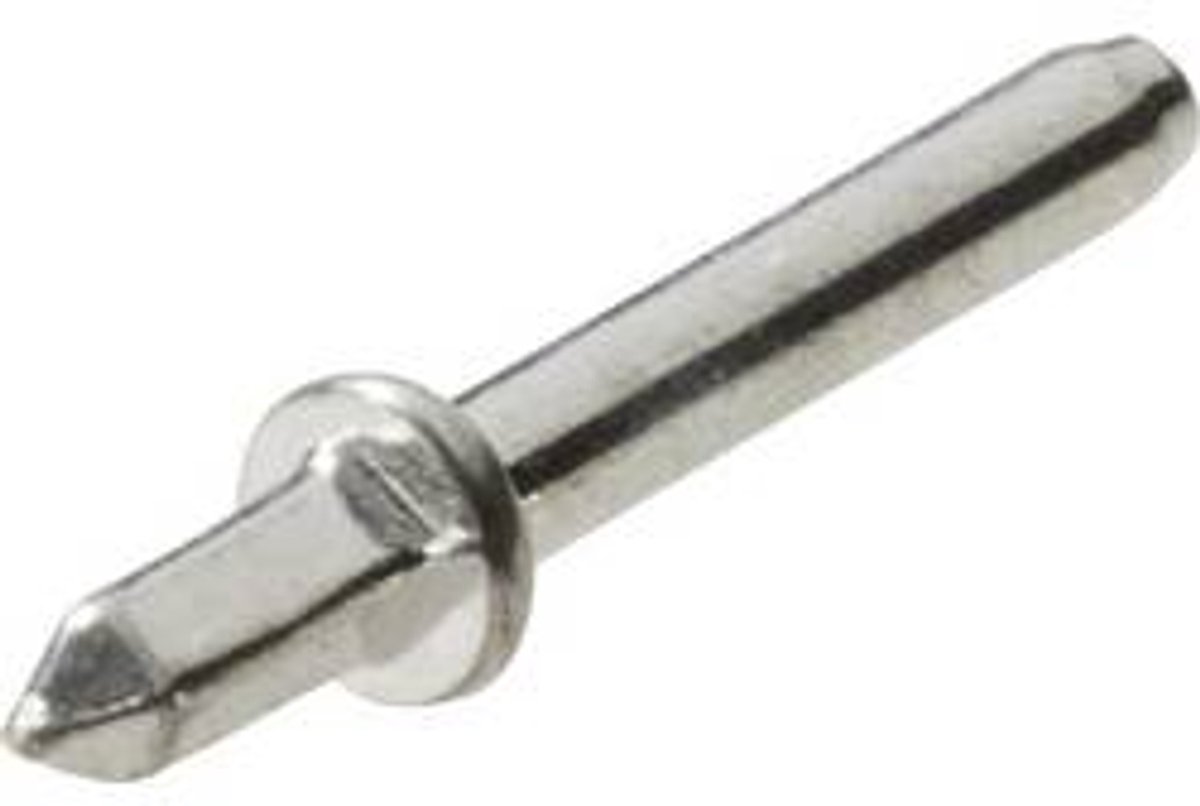Vogt Verbindungstechnik 1365a.61 Stekkerpen Contactoppervlakte Verzilverd 100 stuk(s) (l x b) 11 mm x 2.5 mm